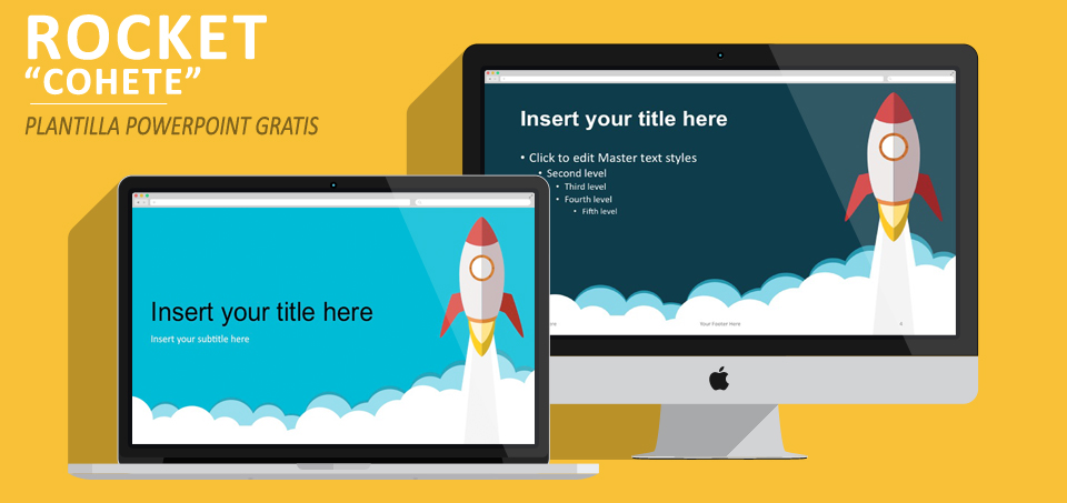 Plantilla PowerPoint Gratis Rocket