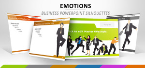 Silhouettes Business et Emotions – Modèle pour PowerPoint