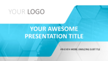 Corpo - Business Template for PowerPoint - Blue (Cover)