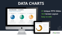 Free Data Charts PowerPoint Template - Cover Slide
