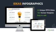Ideas - Infographics for PowerPoint - Cover Slide