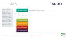 Tab List-SmartArt-PowerPoint