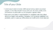 Business Brand Identity - Presentation Template - Title and Content Slide