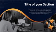 Startup Template for PowerPoint - Section Slide 1
