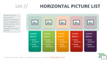 Horizontal Picture List-SmartArt-PowerPoint