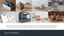 Free PowerPoint Template - Portfolio