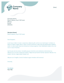 Business Brand Identity - Letterhead Template