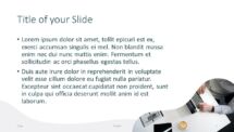 Business Brand Identity - Presentation Template - Title and Content Slide with Photo