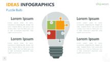 Ideas - Infographics for PowerPoint - Puzzle Bulb