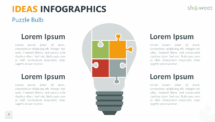 Ideas - Infographics for PowerPoint - Puzzle Bulb