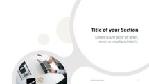 NETWORK - Modern Template for PowerPoint - Section Slide 2