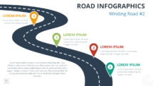 PowerPoint Infographics - Winding Road