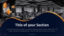 Startup Template for PowerPoint - Section Slide 2