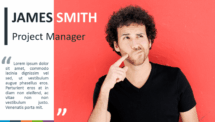 Free PowerPoint template - Meet the Team - Single person