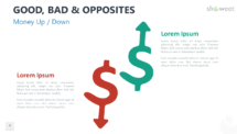 Money-Up and Down for PowerPoint and Google Slides