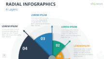 Radial Infographics for PowerPoint - 4 Layers (Style 1)