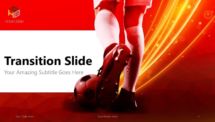 Free Soccer PowerPoint Template (Red) - Transition (Section) Slide 2