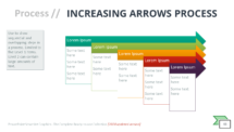 Increasing Arrows Process-SmartArt-PowerPoint