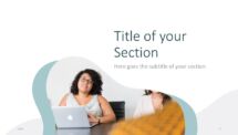 Business Brand Identity - Presentation Template - Section Slide with Photo