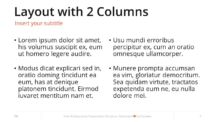 Oki - Multipurpose PowerPoint Template - Layout with 2 Columns