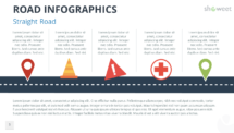 PowerPoint Infographics - Straight Road