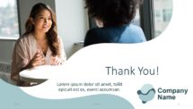 Business Brand Identity - Presentation Template - Thank You Slide with Photo
