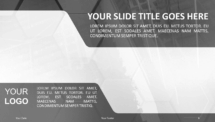 Corpo - Business Template for PowerPoint - Gray