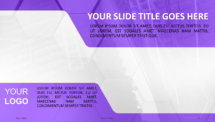 Corpo - Business Template for PowerPoint - Purple