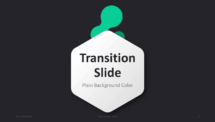 Dark Pro PowerPoint Template - Section Slide (Plain Color)