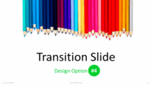 Crayons de Couleur – Modèle PowerPoint - Option de diapositive de transition 4