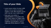 Startup Template for PowerPoint - Title & Content Slide 01
