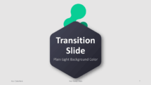 Dark Pro PowerPoint Template - Section Slide (Light)