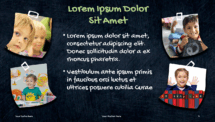 Doodles Template for PowerPoint - 4 Picture Placeholders