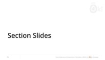 Oki - Multipurpose PowerPoint Template - Section Slides