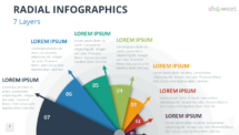 Radial Infographics for PowerPoint - 7 Layers (Style 1)