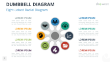 Eight-Lobed Radial Diagram for PowerPoint and Google Slides