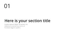 Oki - Multipurpose PowerPoint Template - Section Slide