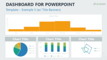 Dashboard PowerPoint Template - Example 5 with Title Banners