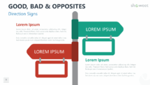 Direction Signs for PowerPoint and Google Slides