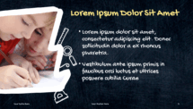 Doodles Template for PowerPoint - Left Picture Placeholder