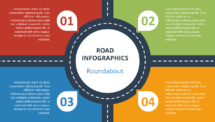 PowerPoint Infographics - Roundabout