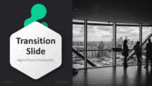 Dark Pro PowerPoint Template - Photo (Right)