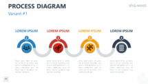 Free Process Diagram for PowerPoint - Variant 1