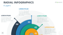 Radial Infographics for PowerPoint - 4 Layers (Style 2)