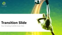 Free Soccer PowerPoint Template (Green) - Transition (Section) Slide 5