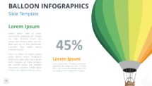 Balloon Infographics - Slide Template for PowerPoint and Google Slides
