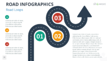 PowerPoint Infographics - Road Loops
