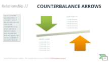 Counterbalance Arrows-SmartArt-PowerPoint