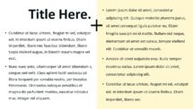 Plus Template for PowerPoint - Title and Content with 2 Columns