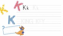 Learn ABC and Trace the Letter K - PowerPoint Worksheet